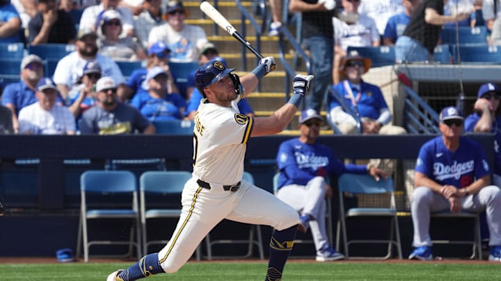 Milwaukee Brewers left fielder Brandon Lockridge.