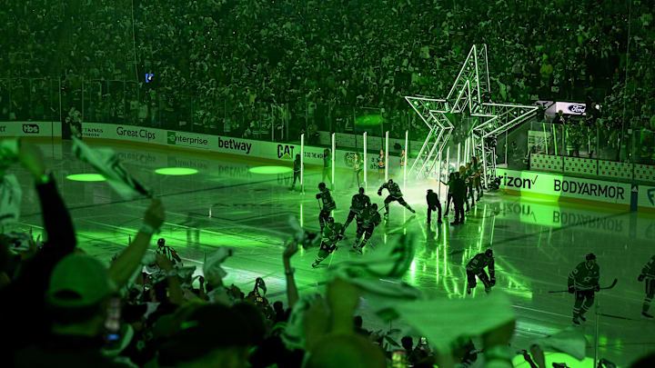 May 5, 2024; Dallas, Texas, USA; A view of the area and the fans and their rally towels as the