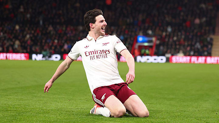 Declan Rice starred for Arsenal at Bournemouth. Declan Rice starred for Arsenal at Bournemouth.