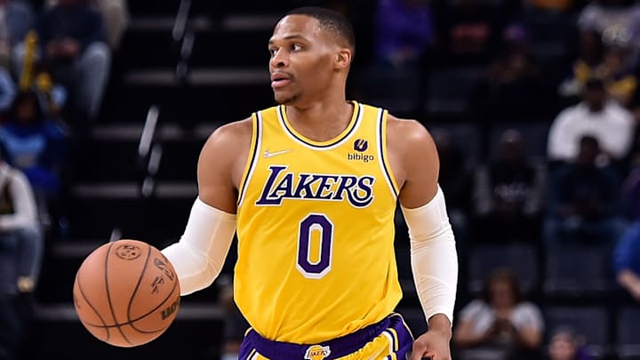 Russell Westbrook arribó a los Lakers antes del comienzo de la temporada 2021-22 