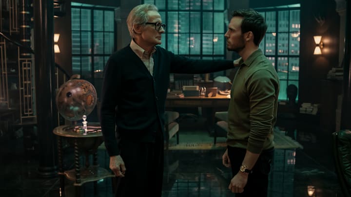 Bill Nighy and Sam Claflin in Lazarus