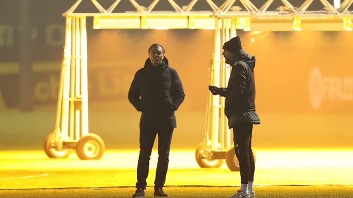 Viel Arbeit liegt vor Michael Zorc (l.) und Marco Rose (r.)