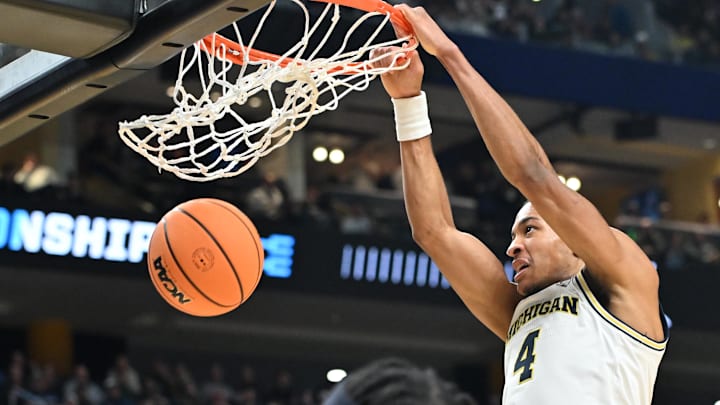 Michigan is favored against Saint Louis in the Round of 32. Michigan is favored against Saint Louis in the Round of 32.