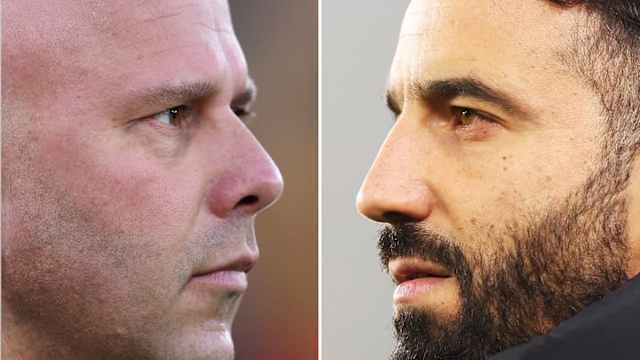 Duelo marca encontro de técnicos Arne Slot e Rúben Amorim