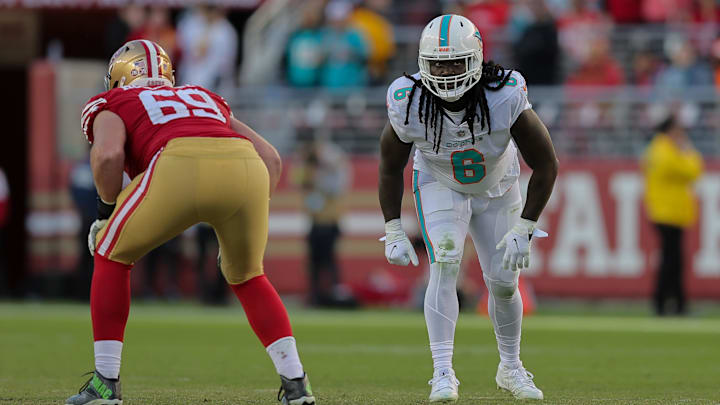 South Carolina football legend Melvin Ingram with the Miami Dolphins.