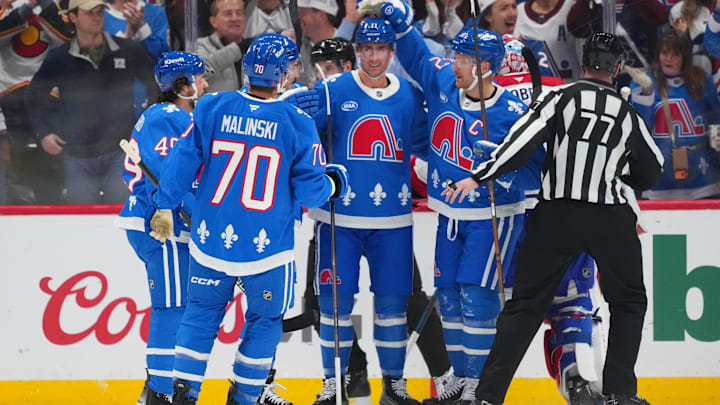 Colorado Avalanche forward Brock Nelson got four points against the Montreal Canadiens on Saturday afternoon at Ball Arena.