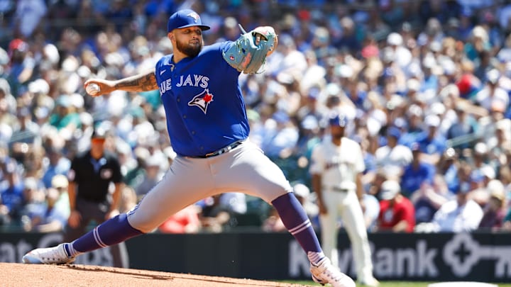 Toronto Blue Jays starting pitcher Alek Manoah