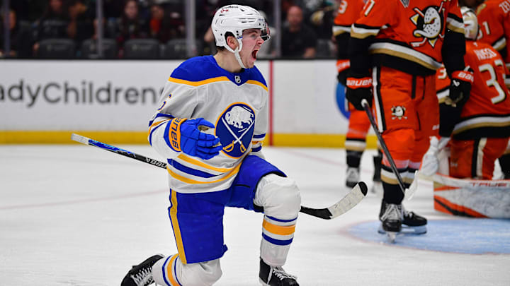 Buffalo Sabres winger Zach Benson