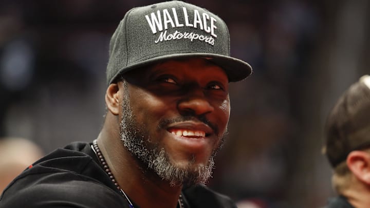 Jan 29, 2019; Detroit, MI, USA; Detroit Pistons retired center Ben Wallace smiles : Raj Mehta-Imagn Images