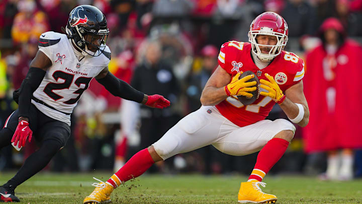 The Chiefs are set as significant home favorites to the Texans in the Divisional Round.