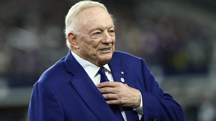 Dallas Cowboys owner Jerry Jones before a game against the Minnesota Vikings.