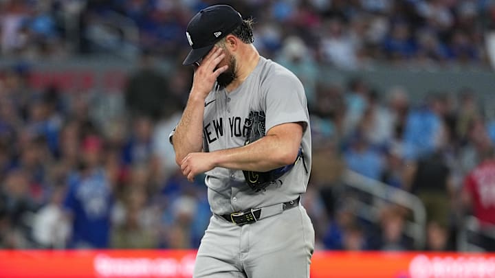 New York Yankees starting pitcher Carlos Rodon.