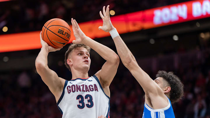 Gonzaga Bulldogs forward Ben Gregg.