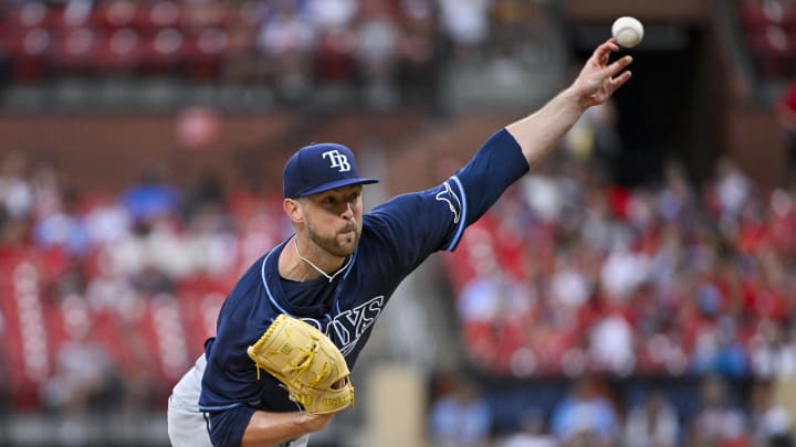 Tampa Bay Rays starting pitcher Jeffrey Springs.