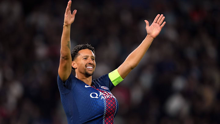 Marquinhos marcou um dos gols do PSG na goleada sobre a Atalanta Marquinhos marcou um dos gols do PSG na goleada sobre a Atalanta