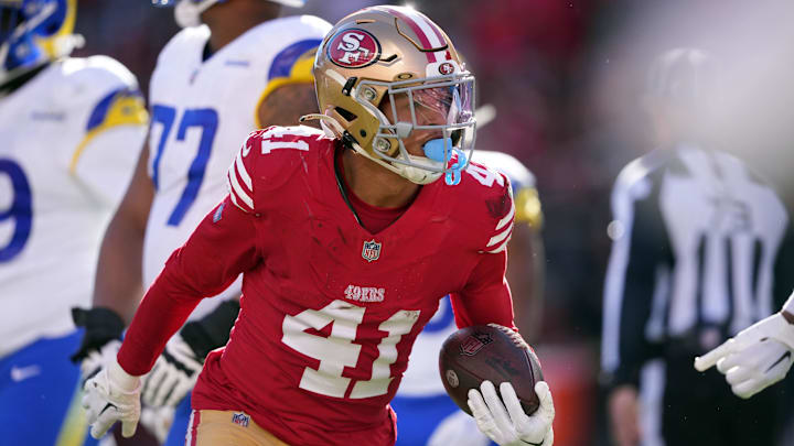 San Francisco 49ers safety Tayler Hawkins (41)