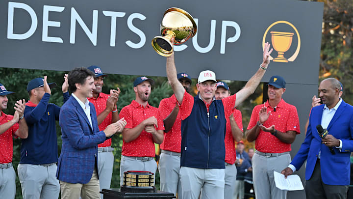 Jim Furyk, Justin Trudeau - 2024 Presidents Cup
