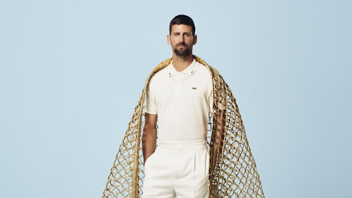 Novak Djokovic stars in Lacoste's "Play With Icons" global brand campaign.