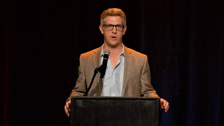Baltimore Orioles' general manager Mike Elias speaks at the Delmarva Shorebirds' annual hot stove banquet on Thursday, Jan. 23, 2020.

Elias 1