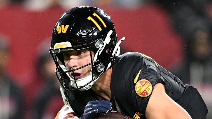 Washington Commanders wide receiver Luke McCaffrey