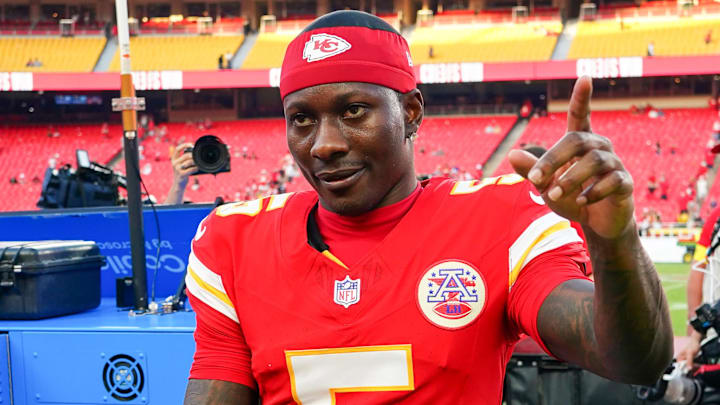 Kansas City Chiefs wide receiver Marquise Brown