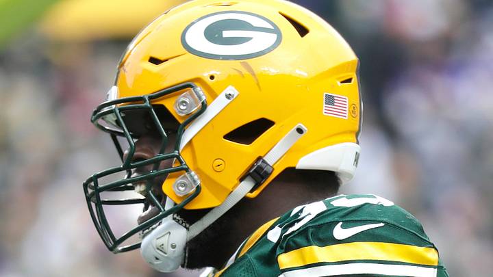 Green Bay PackersGreen Bay Packers defensive tackle Devonte Wyatt reacts during a game against the Vikings. Green Bay PackersGreen Bay Packers defensive tackle Devonte Wyatt reacts during a game against the Vikings.