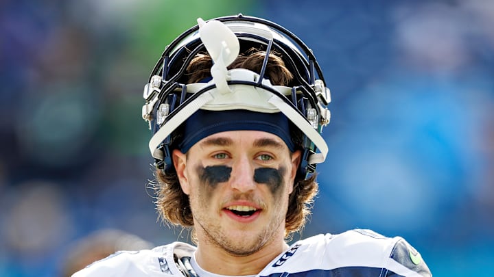 Jake Bobo of the Seattle Seahawks Jake Bobo of the Seattle Seahawks