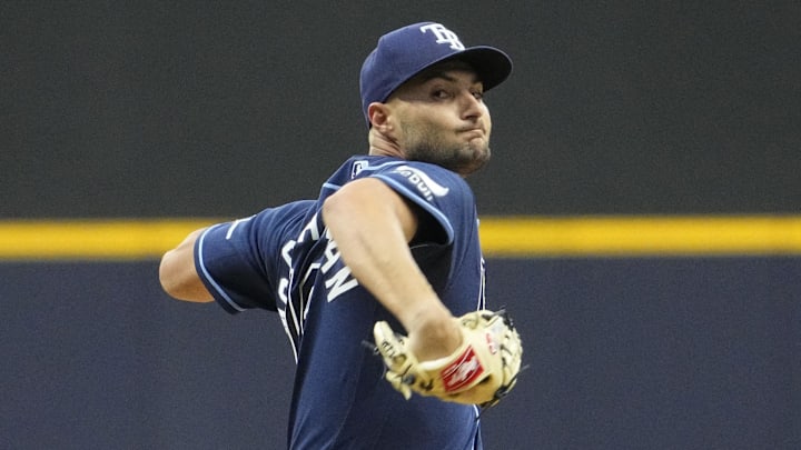 Tampa Bay Rays pitcher Shane McClanahan is a solid prop target on April 6. Tampa Bay Rays pitcher Shane McClanahan is a solid prop target on April 6.
