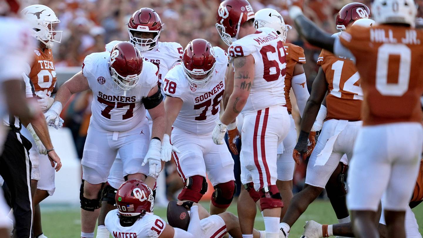 Oklahoma's big guys up front are the foundation for everything that works within the offense