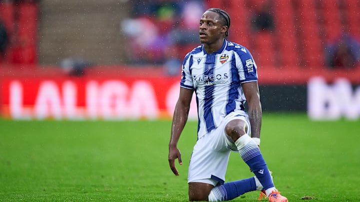 Etta Eyong vive un buen momento con el Levante