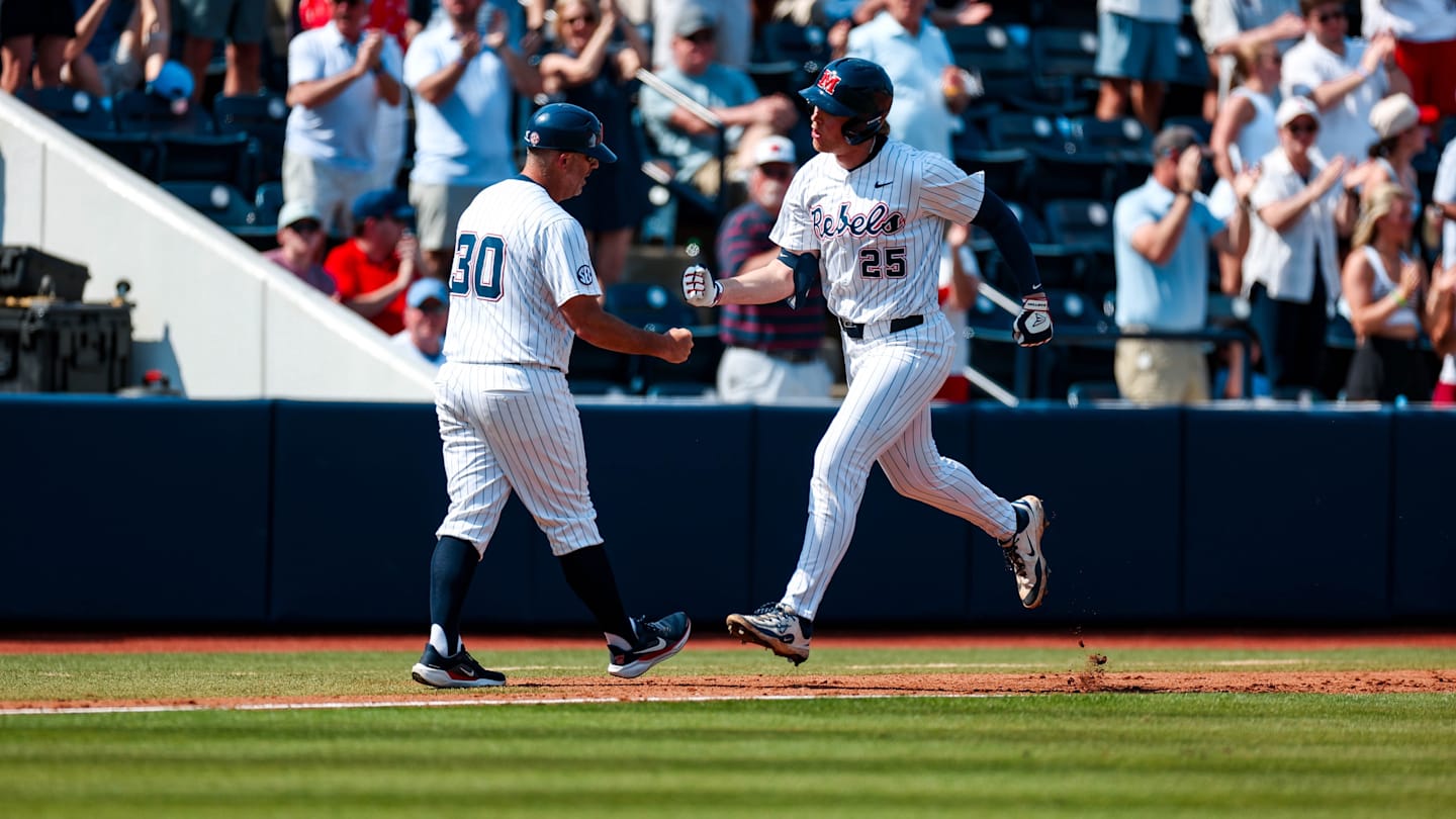 Ole Miss Baseball Cruises To Run-Rule Victory Over Alcorn State in Dominant Showing