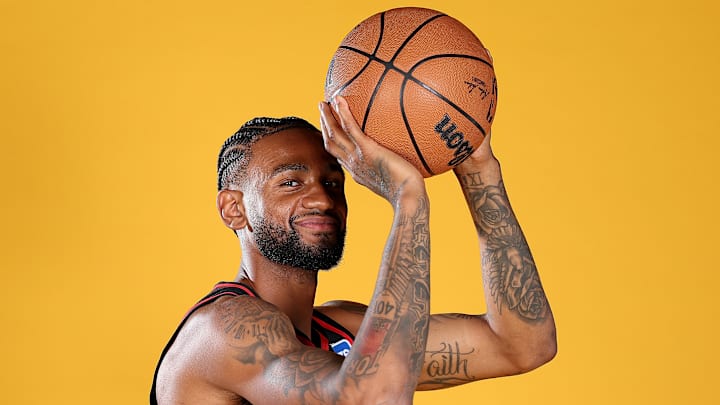 Nickeil Alexander-Walker at Atlanta Hawks Media Day