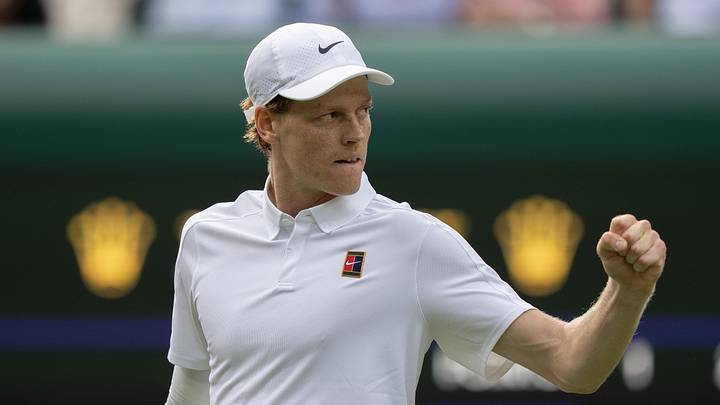 Jannik Sinner at the 2025 Wimbledon Championships.