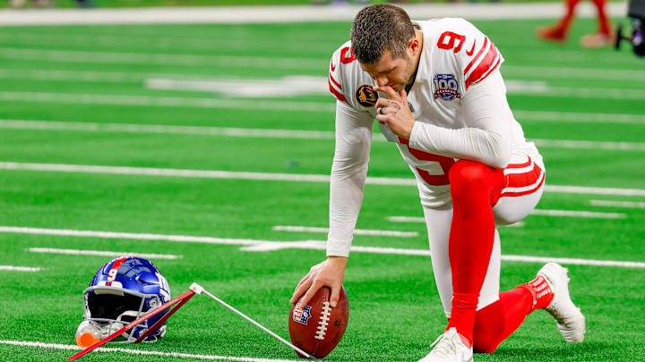 New York Giants place kicker Graham Gano New York Giants place kicker Graham Gano
