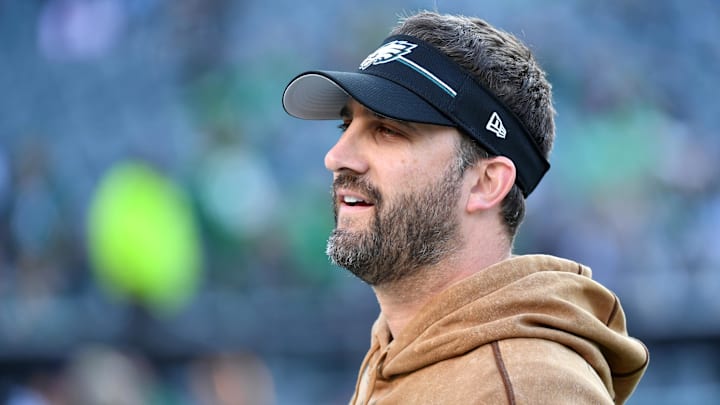 Nov 5, 2023; Philadelphia, Pennsylvania, USA; Philadelphia Eagles head coach Nick Sirianni