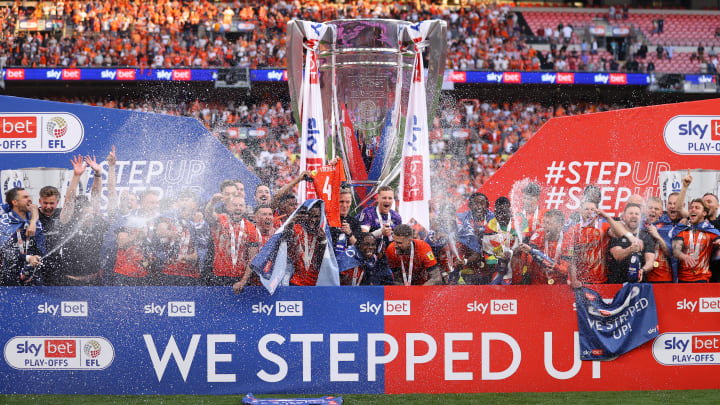 Luton Town were last season's beneficiaries of the play-offs Luton Town were last season's beneficiaries of the play-offs