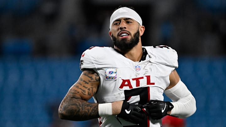Atlanta Falcons safety Jessie Bates III Atlanta Falcons safety Jessie Bates III