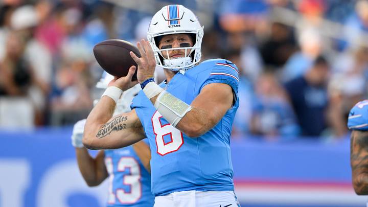 Aug 23, 2026; Nashville, Tennessee, USA; Tennessee Titans quarterback Will Levis (8) Mandatory Credit: Steve Roberts-Imagn Images Aug 23, 2026; Nashville, Tennessee, USA; Tennessee Titans quarterback Will Levis (8) Mandatory Credit: Steve Roberts-Imagn Images