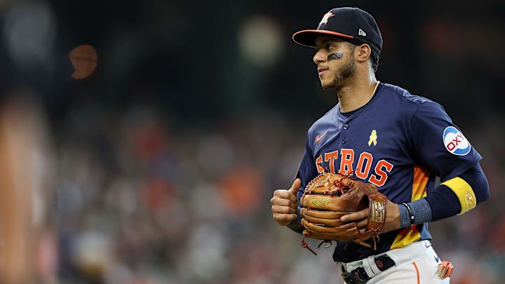 Houston Astros infielder Jeremy Pena