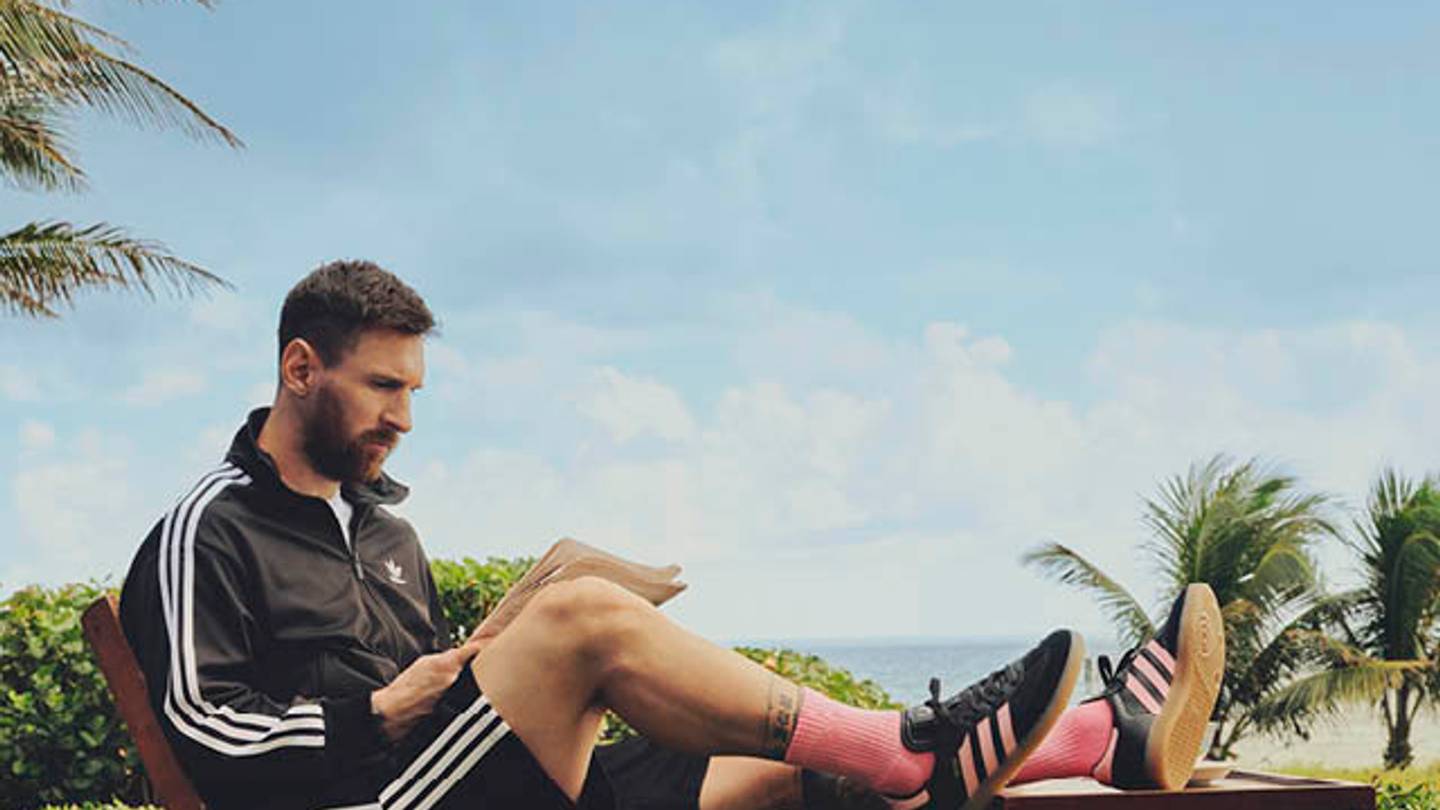 Lionel Messi's Adidas Sambas are Available at Foot Locker