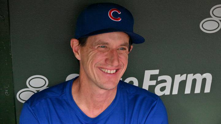 Aug 2, 2026; Chicago, Illinois, USA; Chicago Cubs manager Craig Counsell speaks with the media prior to a game against the New York Yankees at Wrigley Field. Mandatory Credit: Patrick Gorski-Imagn Images