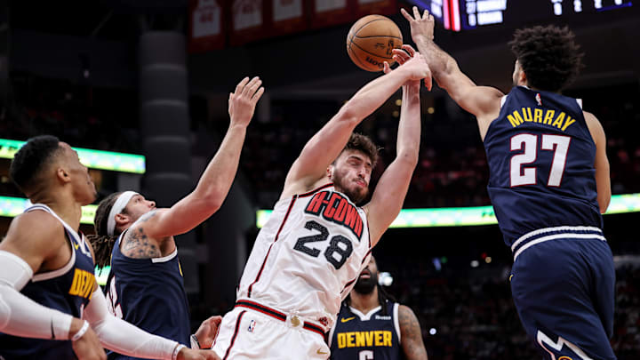 Alperen Sengun and the Houston Rockets struggled against the Nuggets