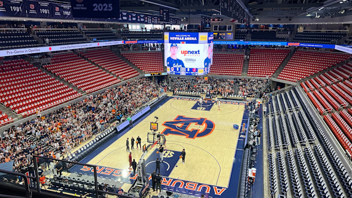 Neville Arena in Auburn, Alabama before the SEC Basketball regular season finale between Alabama and Auburn- March 8, 2025