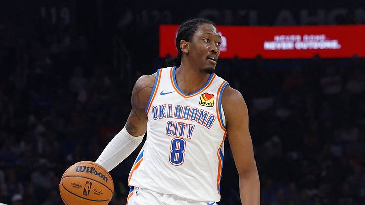 Oklahoma City Thunder guard Jalen Williams. Oklahoma City Thunder guard Jalen Williams.