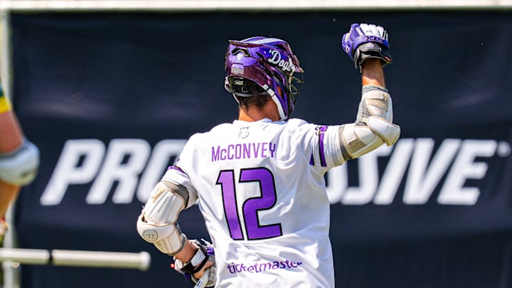 Thomas McConvey recorded two goals in the Philadelphia Waterdogs 12-9 win over the California Redwoods. 