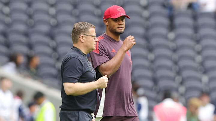 Max Eberl und Vincent Kompany
