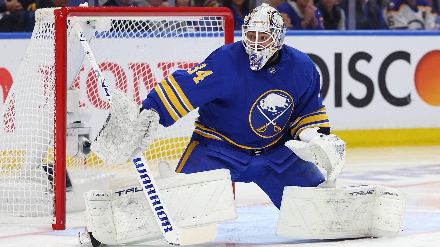 Alex Lyon details why three-goalie rotation worked for the Buffalo Sabres