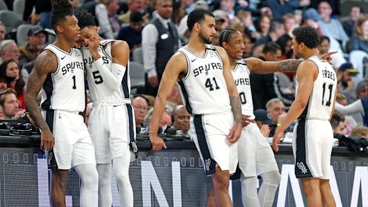 Lonnie Walker, Dejounte Murray, Trey Lyle, Demar Derozan, Bryn Forbes