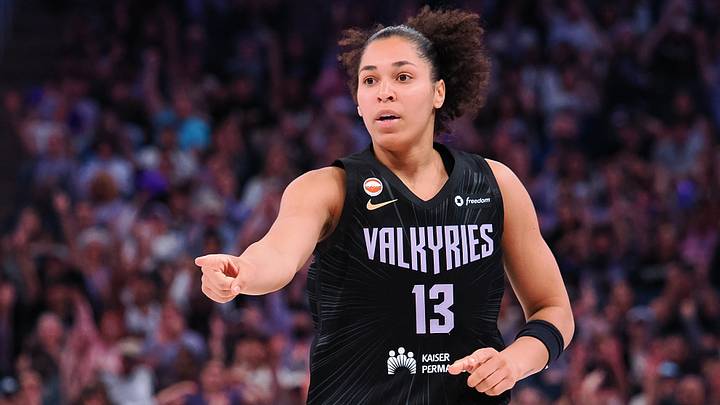 Golden State Valkyries forward Janelle Salaun Golden State Valkyries forward Janelle Salaun