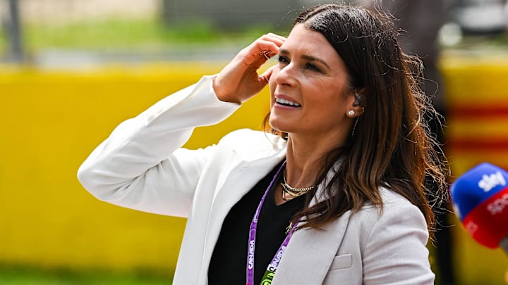 Jun 18, 2023; Montreal, Quebec, CAN; Sky Sports sportscaster Danica Patrick before the Canadian Grand Prix at Circuit Gilles Villeneuve. Jun 18, 2023; Montreal, Quebec, CAN; Sky Sports sportscaster Danica Patrick before the Canadian Grand Prix at Circuit Gilles Villeneuve.